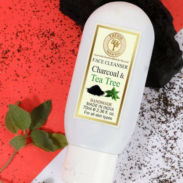 Tatvik Ayurveda Charcoal & Tea Tree Face Cleanser Fashion