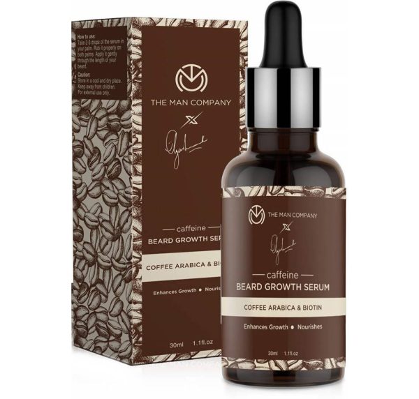 The Man Company Caffeine Beard Growth Serum Online now