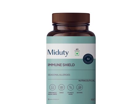 Miduty by Palak Notes Immune Shield Seasonal Allergies Capsules Fashion