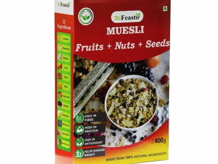 Wefeasto Muesli Fruits+ Nuts+ Seeds For Discount