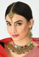 Mominos Fashion Johar Kamal Gold-Plated Rajwadi Design Heavy Multi Color Necklace Set For Women Supply