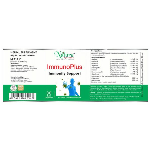 Naturz Ayurveda Immunoplus Capsules Online