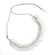 Mominos Fashion Johar Kamal Silver-Plated American Diamond White Choker Set Hot on Sale