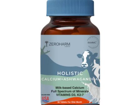 Zeroharm Holistic Calcium + Ashwagandha Tablets on Sale