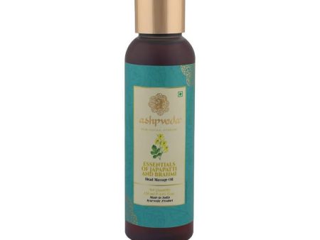 Ashpveda Essentials Of Japapatti And Brahmi Head Massage Oil Online now