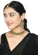 Mominos Fashion Johar Kamal Gold-Plated Brass Finish Kundan Pearls Choker For Women (Golden) on Sale