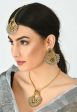 Mominos Fashion Johar Kamal Gold-Plated Brass Finish Long Necklace For Women (Golden Grey) Fashion