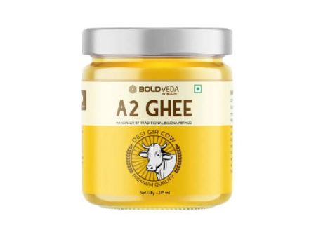 Boldfit Boldveda A2 Bilona Cow Ghee | Traditional Curd Churned | 100% Gir Cow Ghee Online Hot Sale