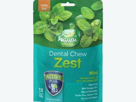 Happi Doggy Dental Chew Zest - Mint For Discount