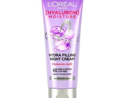 L Oreal Paris Hyaluron Moisture Hydra Filling Night Cream Hair Online now