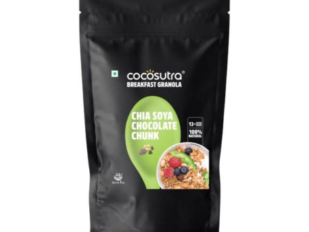 Cocosutra Chia Soya Chocolate Chunk Breakfast Granola Online Sale