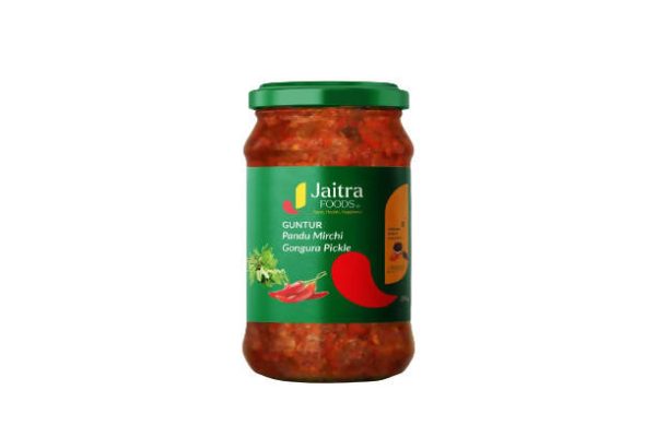 Jaitra Foods Guntur Pandumirchi Gongura Pickle on Sale