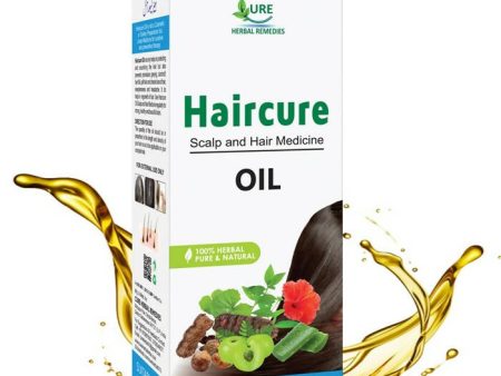 Cure Herbal Remedies Haircure Scalp and Hair Medicine Oil For Cheap