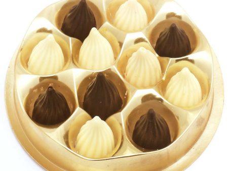 Ghasitaram Dark and White Chocolate Modaks Online now