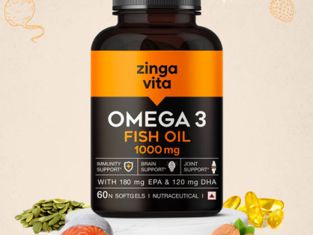 Zingavita Omega 3 Fish Oil 1000mg Softgels Sale