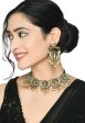 Mominos Fashion Johar Kamal Oxidised Gold-Plated Ganesha Design Necklace Choker Set Discount