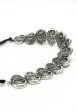 Mominos Fashion Johar Kamal Oxidised Silver-Plated Brass Finish Choker For Women Fashion