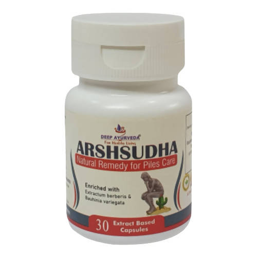 Deep Ayurveda Arshsudha 500mg Vegan Capsules Supply