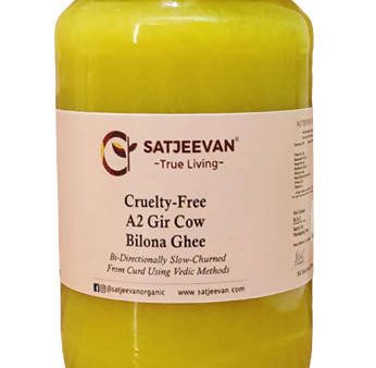 Satjeevan A2 Gir Cow Bilona Ghee | Pure A2 Gir Cow Bilona Ghee | 100% Gir Cow Ghee | Traditional Cow Ghee Online now