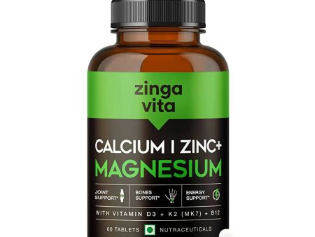 Zingavita Calcium Zinc+ Magnesium Tablets Hot on Sale