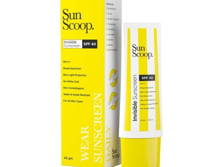 Sun Scoop Invisible Sunscreen SPF 40 Supply