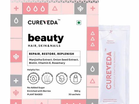 Cureveda Beauty Hair, Skin & Nails Supplement Hot on Sale