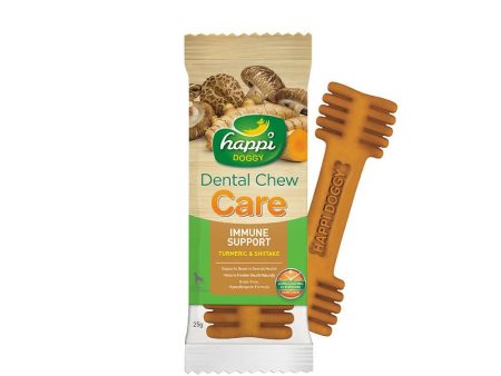 Happi Doggy Dental Chew Care Immune Support Turmeric & Shiitake Online Sale