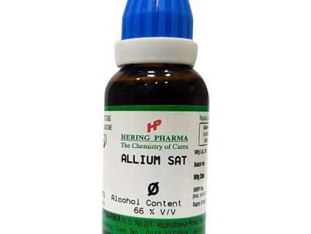 Hering Pharma Allium Sat Mother Tincture Q For Discount