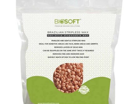 Biosoft Brazillian Stripless Wax - Rose Hot on Sale