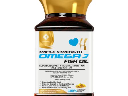 Mountainor Triple Strength Omega-3 Fish Oil Softgels Online now