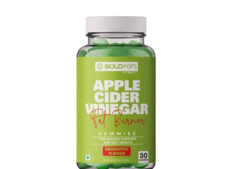 Boldpops Apple Cider Vinegar Fat Burner Gummies (Green Apple) For Cheap