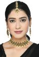 Mominos Fashion Johar Kamal Gold-Plated Brass Finish Kundan Pearls Choker For Women (Golden) on Sale