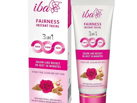 Iba Fairness Instant Facial (3 in1 Mask Scrub Wash) Hot on Sale