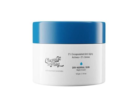 Chemist At Play Dry-Normal Skin Night Cream with Extra Moisture, Reduce Redness, and Reduce Inflammation For Sale