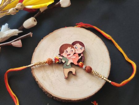 Bhai Please Annoying Brother Wooden Rakhi Cheap