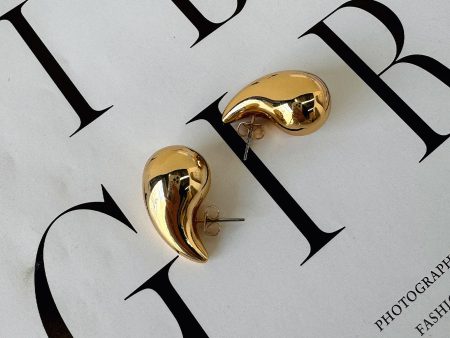 Renzo Earrings - 18k Gold Plated Cheap