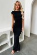 Theodore Backless Maxi Dress - Black Hot on Sale