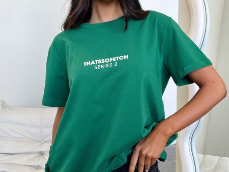 Series 2 Tee - Emerald Hot on Sale