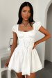 Briellyn Mini Dress - White Online Sale